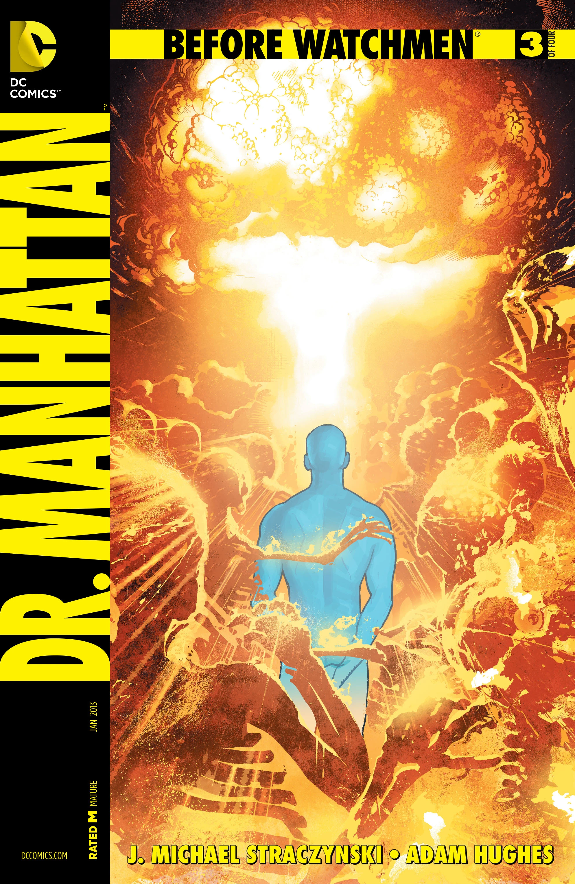 Before Watchmen: Dr. Manhattan #3 (DC, 2012 — Cover A) cover